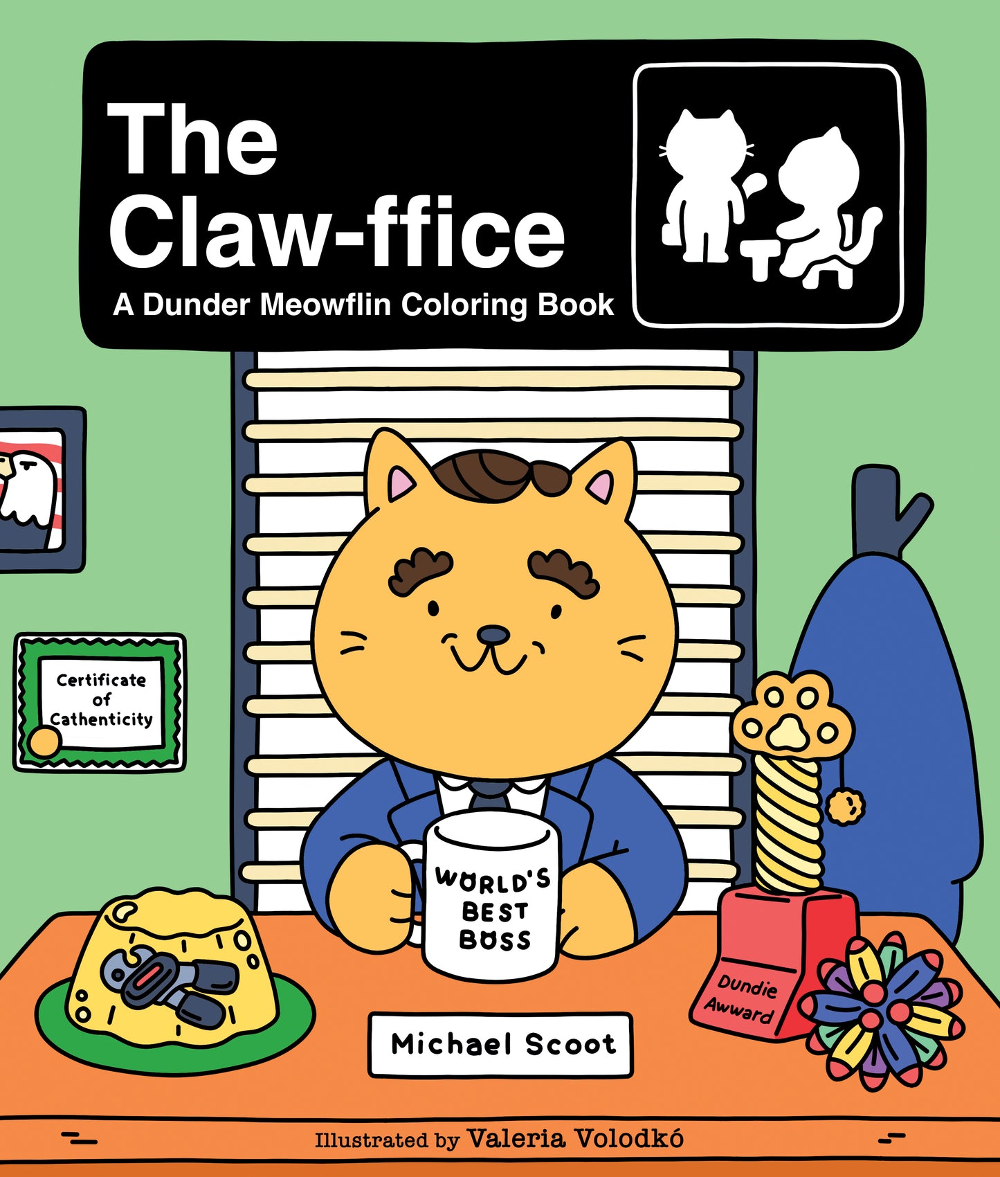 The Claw-ffice: A Dunder Meowflin Coloring Book