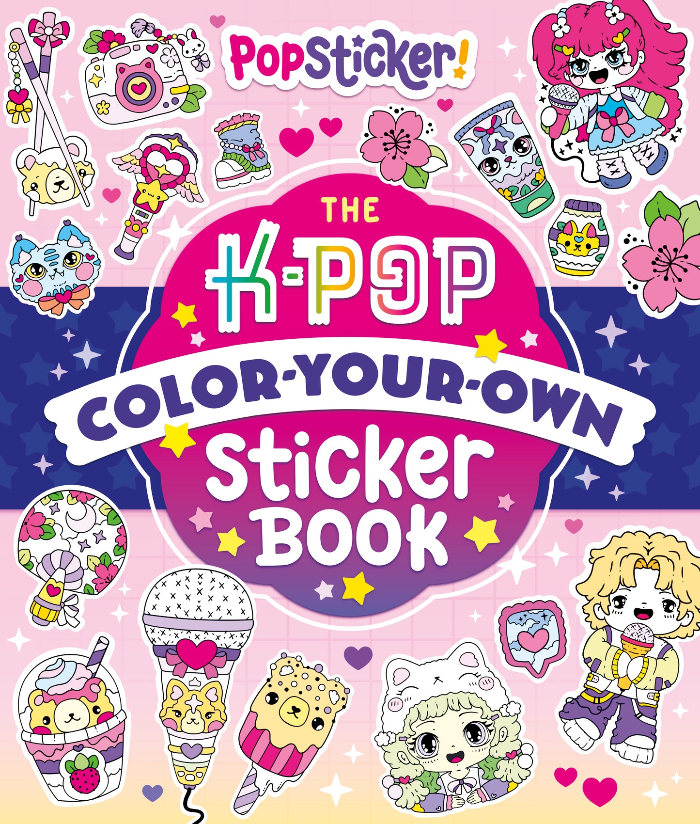 PopSticker!: The K-Pop Color-Your-Own Sticker Book